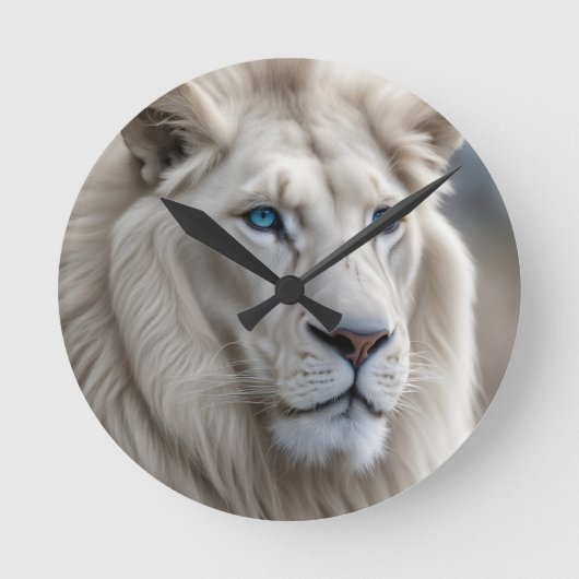 White Lion Ronde Klok (Voorkant)