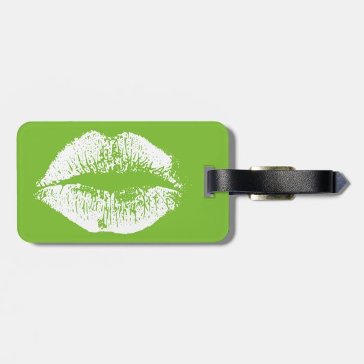 White Lips #12 Bagagelabel (Achterkant horizontaal)