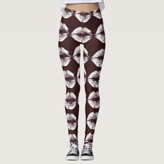 White Lips #25 Leggings (Voorkant)