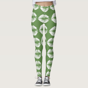 White Lips #5 Leggings