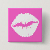 White Lips Button (Voorkant)