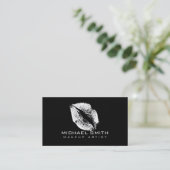 White Lips Makeup Artist Visitekaartje (Staand voorkant)