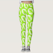 White Lips Moderne Limoen Leggings (Voorkant)