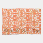 White Little Bloom Pattern Theedoek (Horizontaal)