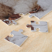 White Livestock Guardian Dog met Sheep Legpuzzel (Zijkant)