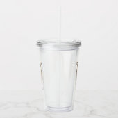 White Llama Acryl Drinkbeker (Rechts)