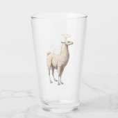 White Llama Glas (Achterkant)