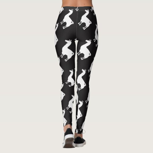 White Llama Leggings (Achterkant)