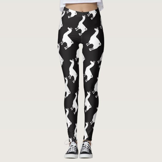 White Llama Leggings (Voorkant)