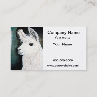 White Llama Visitekaartje