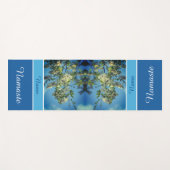 White Locust Flower Blossom Personalized Yogamat (Voorkant (horizontaal))
