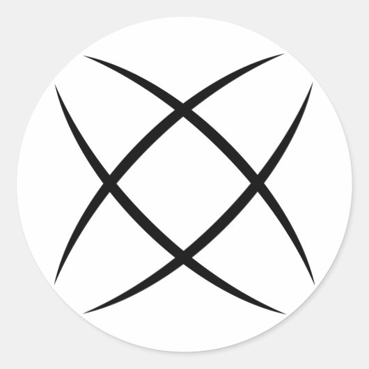 White Logo Sticker (Voorkant)