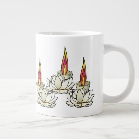 White Lotus & Deepas Grote Koffiekop (Rechts)