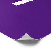 White Lotus Flower and Buddha Quote Poster (Hoek)