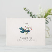 White Lotus Flower Health, Wellness & Healing Kaart (Staand voorkant)