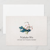 White Lotus Flower Health, Wellness & Healing Kaart (Voorkant / Achterkant)