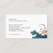 White Lotus Flower Health, Wellness & Healing Visitekaartje (Achterkant)
