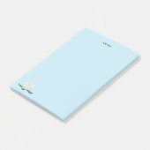 White Lotus Flower Illustralized Post-it® Notes (Schuin)