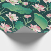 White Lotus Garden Cadeaupapier (Hoek)