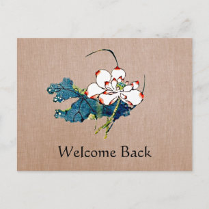 White Lotus Massage Therapist Reminder Briefkaart