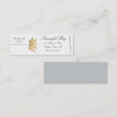 White Lotus Visitekaartje (Voorkant / Achterkant)