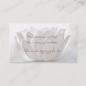 White Lotus Visitekaartje (Achterkant)