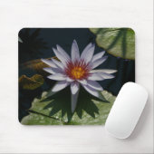 White Lotus Waterlily Lily Pads Muismat (Met muis)