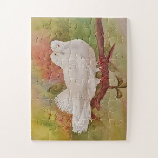 White Love Doves Legpuzzel (Verticaal)