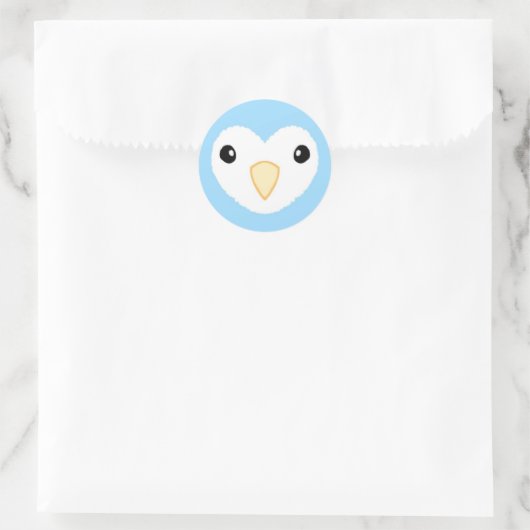 White Lovebird Sticker (Tas)