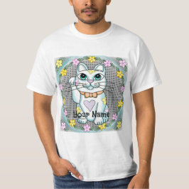 White Lucky Cat T-shirt