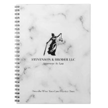 White Luxury Marble texture Lady Justice Logo