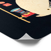 White Macaw  Bird Japanse Woodblock Print (Hoek)