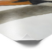 White Macro Swan Foto Afdruk (Hoek)