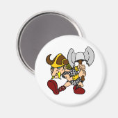 White Mad Viking2 Magneet (Voorkant / Achterkant)