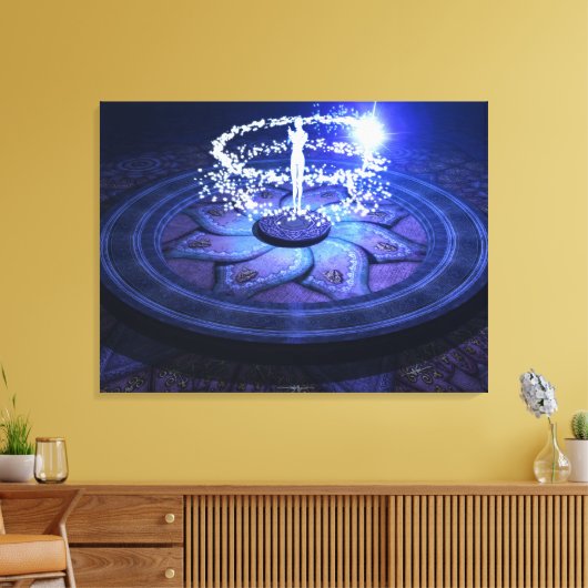White Magic Canvas Afdruk (Insitu (Woonkamer))