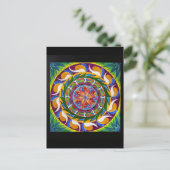 White Magic Mandala (Briefkaart) Briefkaart (Staand voorkant)