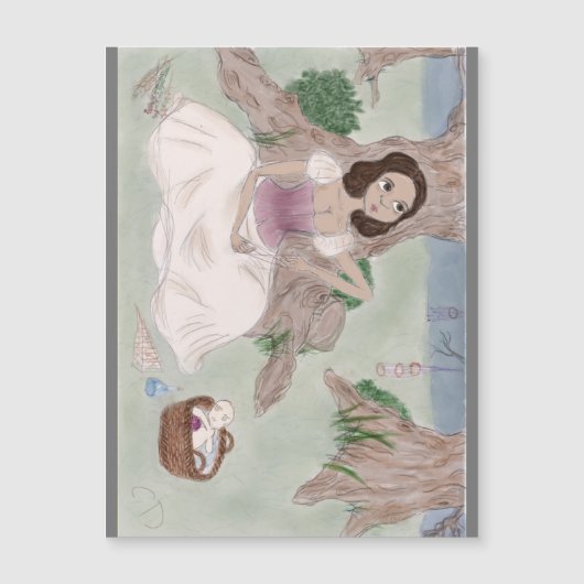 White Magic Poster Magnet (Voorkant)