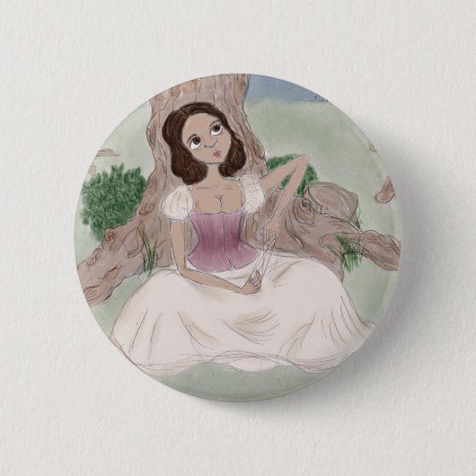 White Magic Ronde Button 5,7 Cm (Voorkant)