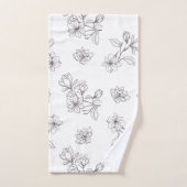 White Magnolia Bad Handdoek (Handdoek)