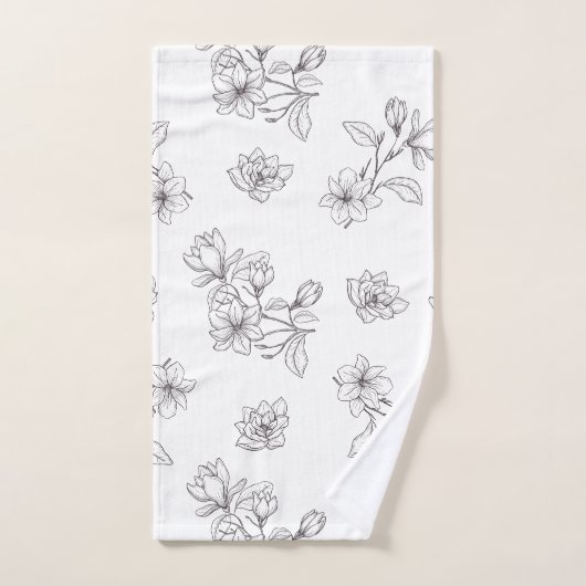 White Magnolia Bad Handdoek (Handdoek)