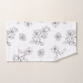 White Magnolia Bad Handdoek (Handdoek)