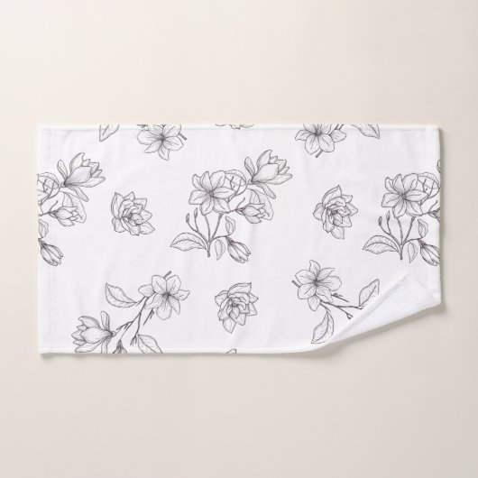 White Magnolia Bad Handdoek (Handdoek)