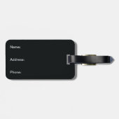 White Magnolia Bagagelabel (Achterkant horizontaal)