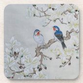 White Magnolia Bier Onderzetter (Voorkant)