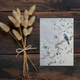 White Magnolia Briefkaart