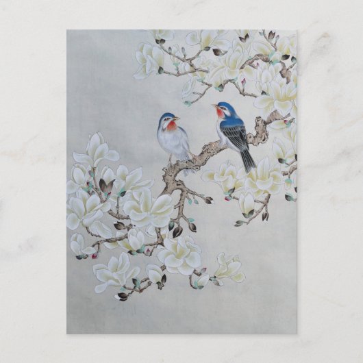 White Magnolia Briefkaart (Voorkant)