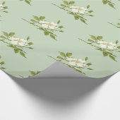  White Magnolia Cadeaupapier (Hoek)