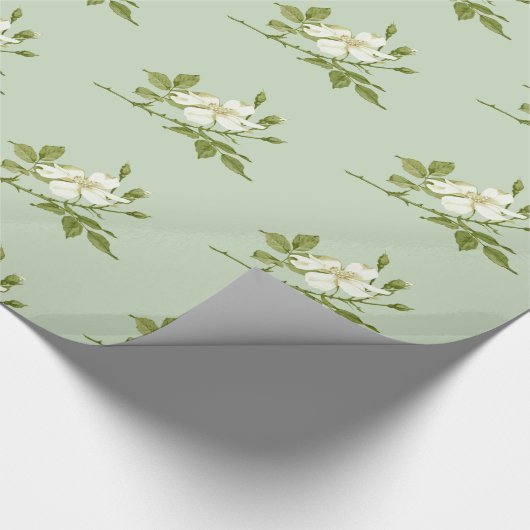  White Magnolia Cadeaupapier (Hoek)