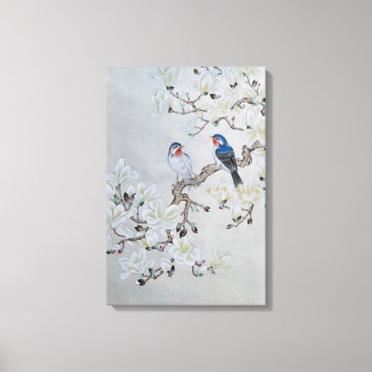 White Magnolia Canvas Afdruk (Voorkant)