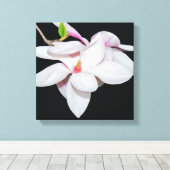 White Magnolia Canvas Afdruk (Insitu (Houten vloer))